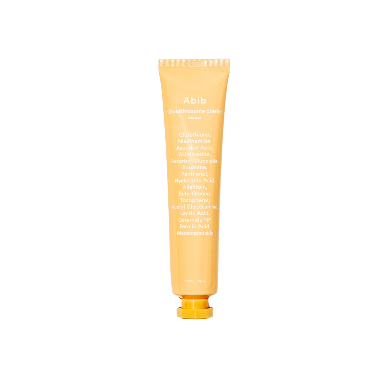 ABIB Glutathiosome Cream Vita Tube is a lightweight moisturizing cream designed to enhance radiance and clarity. With 5% Glutathiosome, Niacinamide, and Vitamin C derivatives, it helps reduce the look of dark spots while improving skin texture. Hydrating ingredients help maintain elasticity and leave skin smooth, fresh, and balanced.