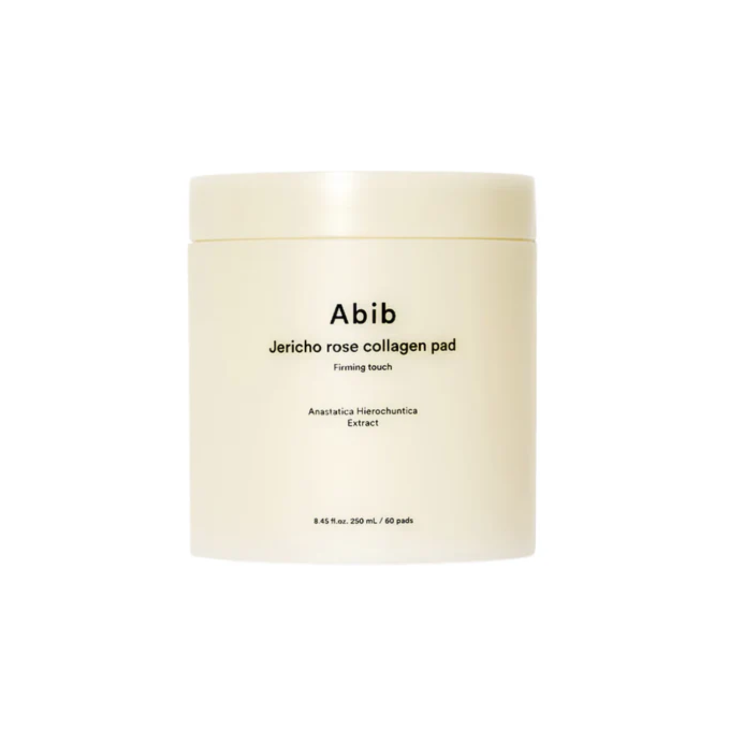 ABIB Jericho Rose Collagen Pad Firming Touch is a hydrating toner pad made to calm, moisturize, and support firmer-looking skin. Formulated with Jericho Rose, Collagen, Ceramides, Panthenol, and Hyaluronic Acid, it helps soothe sensitivity, strengthen the skin barrier, and improve the look of elasticity. The soft pad is soaked in a lightweight milky essence that leaves skin feeling smooth, refreshed, and comfortable. Suitable for all skin types, including oily skin, especially when the skin feels dehydrated
