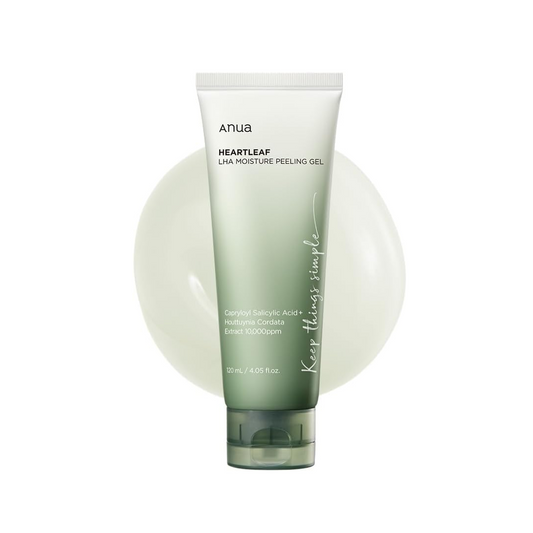 ANUA Heartleaf LHA Moisture Peeling Gel is a gentle exfoliator that smooths and refreshes the skin without irritation. Formulated with Heartleaf Extract and LHA (Capryloyl Salicylic Acid), it removes dead skin cells while calming and hydrating the skin. With added Allantoin, Aloe, and Sodium Hyaluronate, it leaves the skin soft, clear, and balanced—perfect for sensitive or easily irritated skin types.