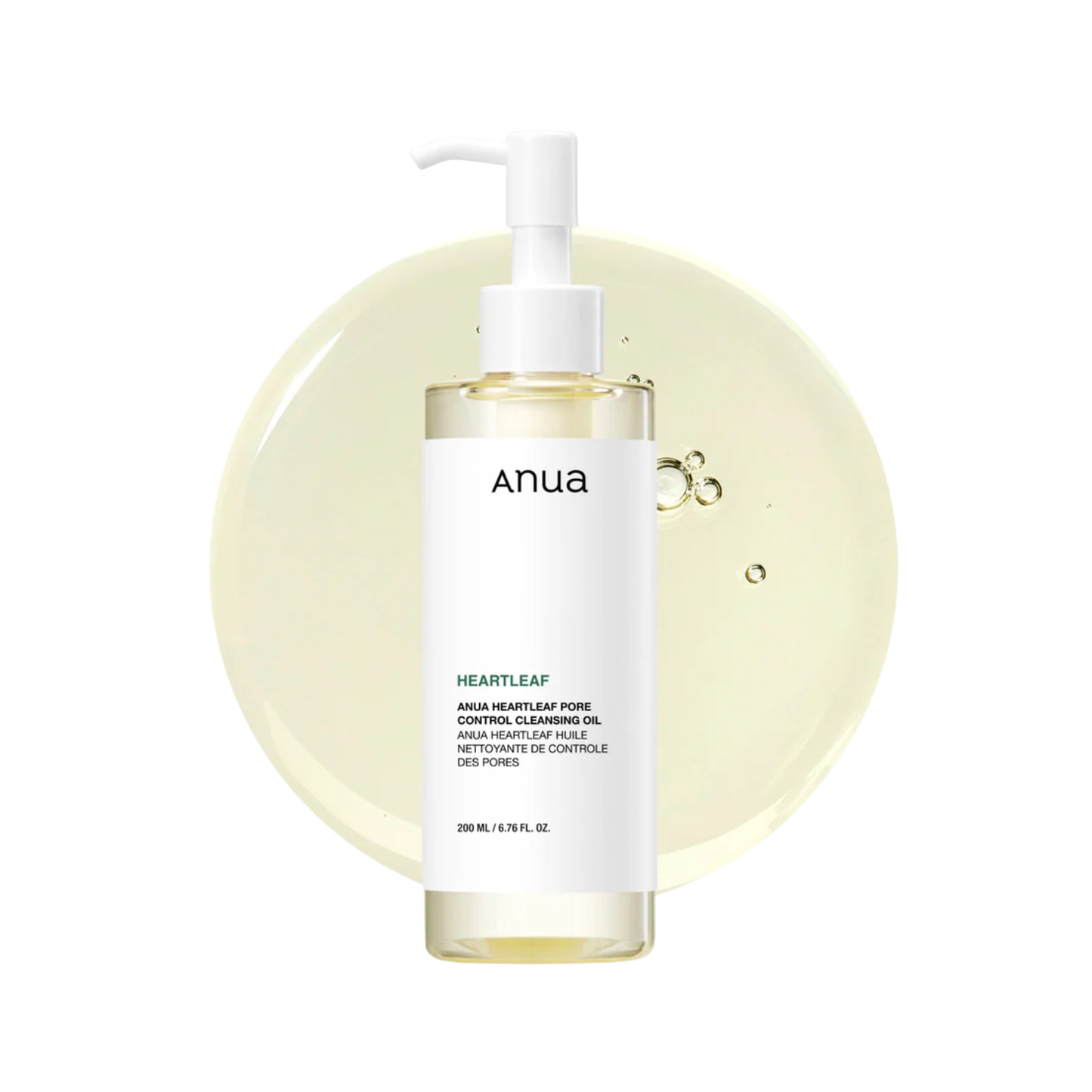 ANUA Heartleaf Pore Control Cleansing Oil is a lightweight, nourishing oil cleanser that melts away makeup, sunscreen, and excess sebum. Enriched with Heartleaf Extract and botanical oils like Jojoba, Sunflower, and Olive, it helps purify pores while soothing sensitive skin. With added Turmeric and Neem Extracts, it leaves your skin clean, balanced, and refreshed—perfect for daily use without clogging pores.