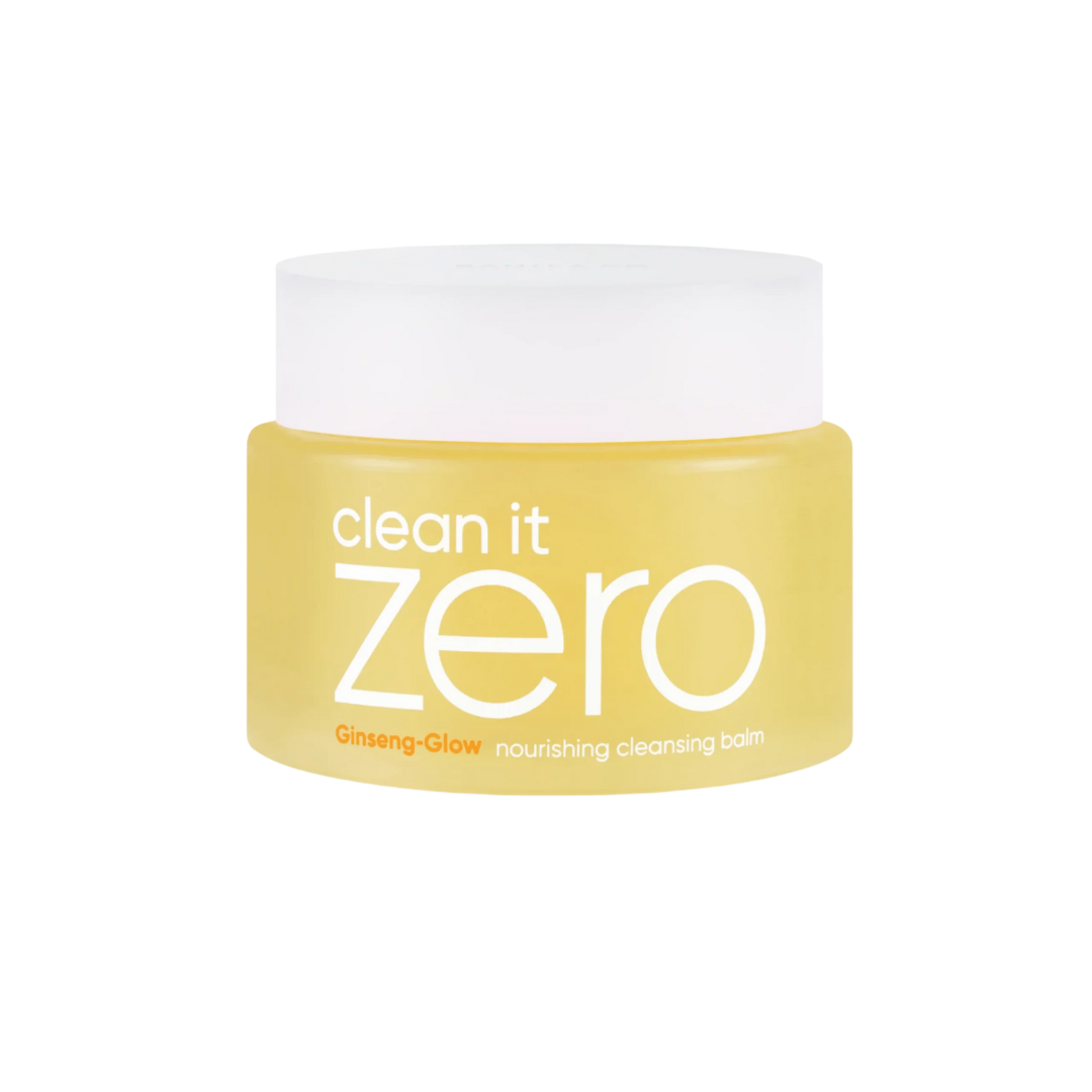 BANILA CO Clean It Zero Cleansing Balm Nourishing is a deeply moisturizing cleansing balm designed to dissolve makeup, sunscreen, and impurities while keeping the skin hydrated. Enriched with Safflower Seed Oil, Shea Butter, and Jojoba Seed Oil, it nourishes and strengthens the skin barrier. Infused with Panax Ginseng Root Extract and Oat Meal Extract, it soothes and revitalizes, leaving the skin soft and smooth. The balm’s silky texture effortlessly melts away residue, making it perfect for dry or sensitiv