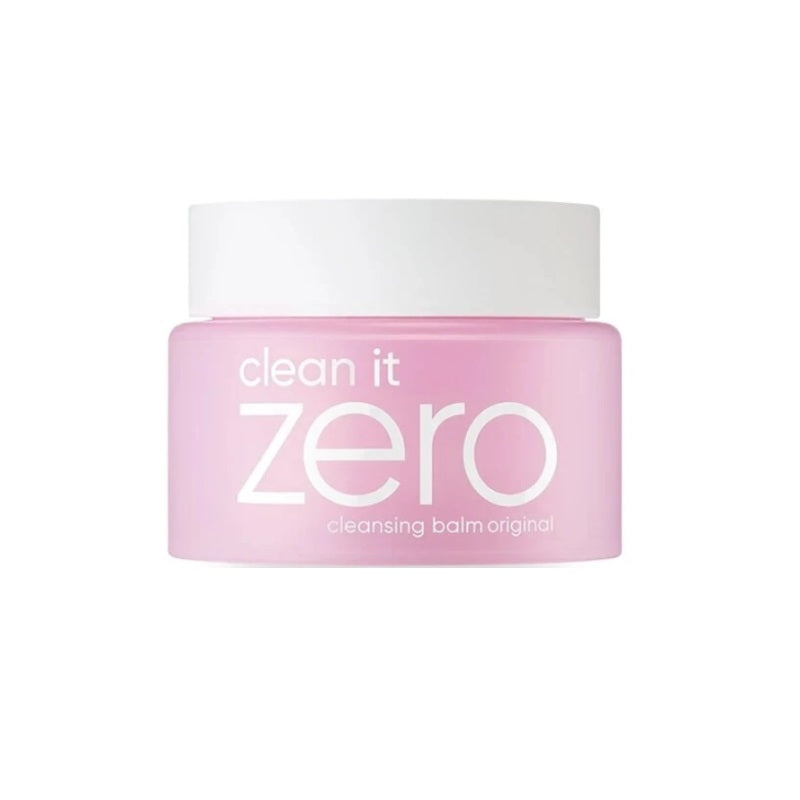 BANILA CO Clean It Zero Cleansing Balm Original is a best-selling sherbet-like balm cleanser that melts away makeup, sunscreen, and impurities in one step. Enriched with Vitamin E, Acerola Extract, and Botanical Oils, it cleanses gently without stripping the skin, leaving it soft, refreshed, and balanced. Perfect for all skin types and ideal as the first step in your double cleansing routine.