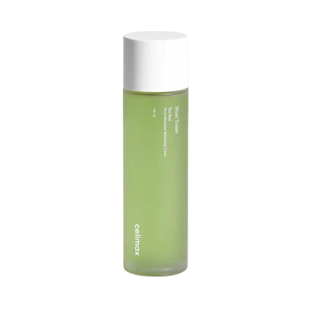 CELIMAX The Real Noni Moisture Balancing Toner is a hydrating and soothing toner formulated with Morinda Citrifolia Fruit Extract and Noni Seed Oil to help balance the skinโs moisture levels. Enriched with Hydroxyethyl Urea, Betaine, and Amino Acids like Glycine, Serine, and Arginine, it replenishes hydration, supports the skin barrier, and promotes a calm, healthy complexion. Perfect for all skin types, especially those in need of lightweight moisture and daily balance.