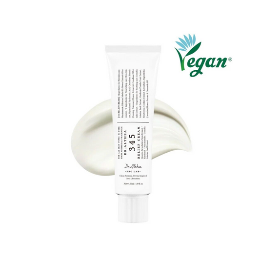 DR. ALTHEA 345 Relief Cream is a lightweight, calming moisturizer specially formulated for oily, acne-prone, and sensitive skin. Enriched with Niacinamide, Panthenol, and Centella Asiatica Extract, it helps reduce redness, control excess oil, and soothe irritated skin. The non-comedogenic, fast-absorbing texture provides essential hydration without clogging pores, while ingredients like Coptis Japonica Root and Evening Primrose Flower Extract work to calm inflammation and support skin recovery. Ideal for da