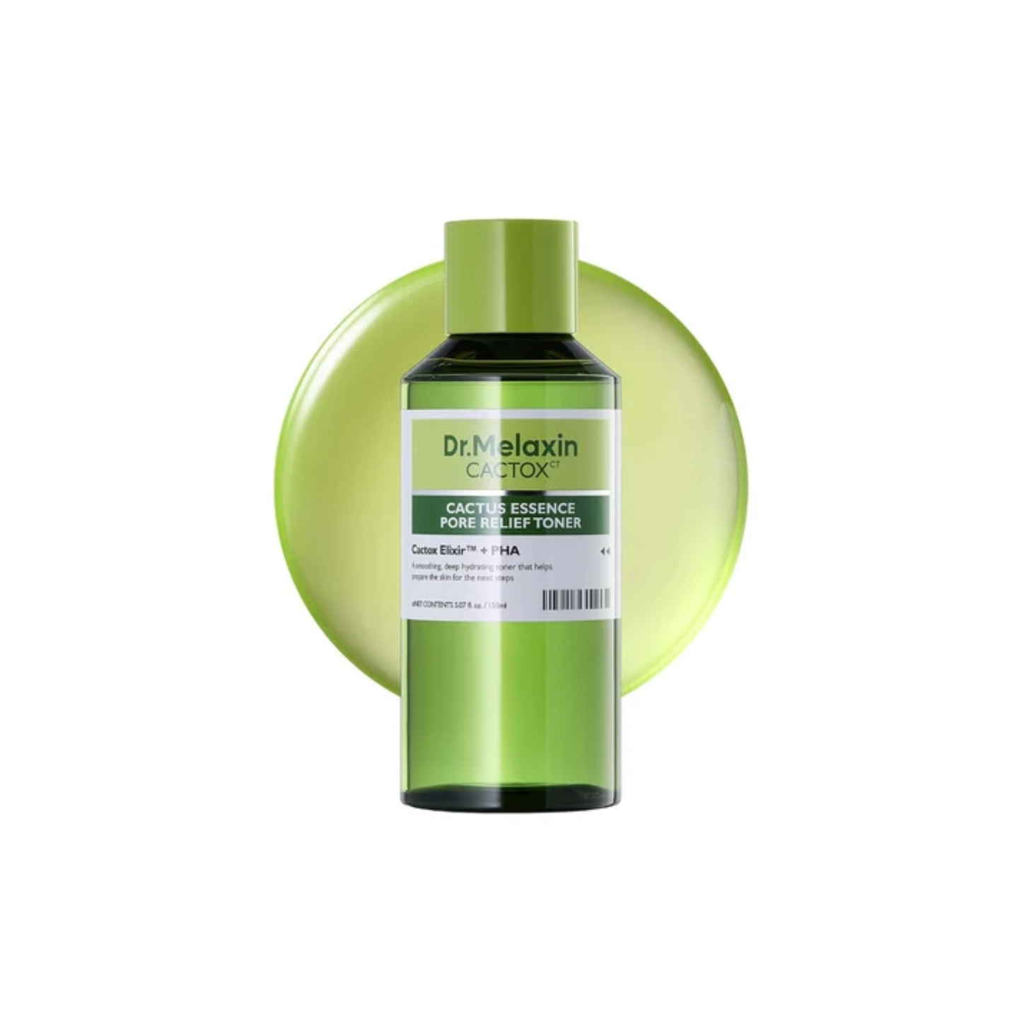 DR. MELAXIN Cactox Cactus Essence Pore Relief Toner is a lightweight Korean toner designed to hydrate, gently exfoliate, and improve the look of rough texture and enlarged pores. Formulated with Cactus-Derived Extracts, Gluconolactone (PHA), Niacinamide, Panthenol, Hyaluronic Acid, Ceramide NP, Aloe Vera, and Peptides, it helps remove dead skin buildup while keeping skin soft, comfortable, and moisturized. Best for: dry, dehydrated, dull, rough, textured, and pore-concerned skin.