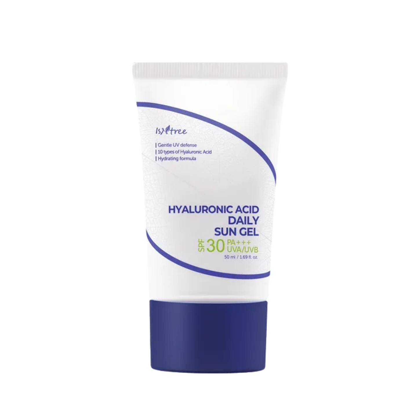 ISNTREE Hyaluronic Acid Daily Sun Gel is a lightweight chemical sunscreen that provides broad spectrum SPF30 PA+++ protection while delivering deep hydration. Formulated with 10 types of Hyaluronic Acid, it helps keep skin moisturized and plump throughout the day. With added Ectoin, Beta-Glucan, and Centella Asiatica Extract, it soothes and calms skin exposed to UV rays. The refreshing gel texture absorbs easily without leaving a greasy finish, making it ideal for daily use.