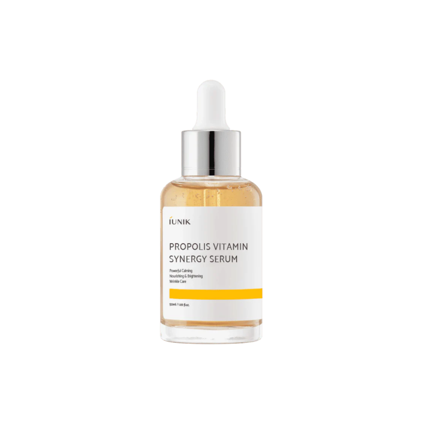 IUNIK Propolis Vitamin Synergy Serum is a revitalizing Korean serum crafted to hydrate, soothe, and enhance natural radiance. Powered by Propolis for calming care and Sea Buckthorn for brightening, it delivers a balanced blend of Niacinamide, Hyaluronic Acid, and botanical ferments to improve tone, replenish moisture, and support smoother, healthier-looking skin. Ideal for dull, sensitive, or tired skin in need of a nourishing glow