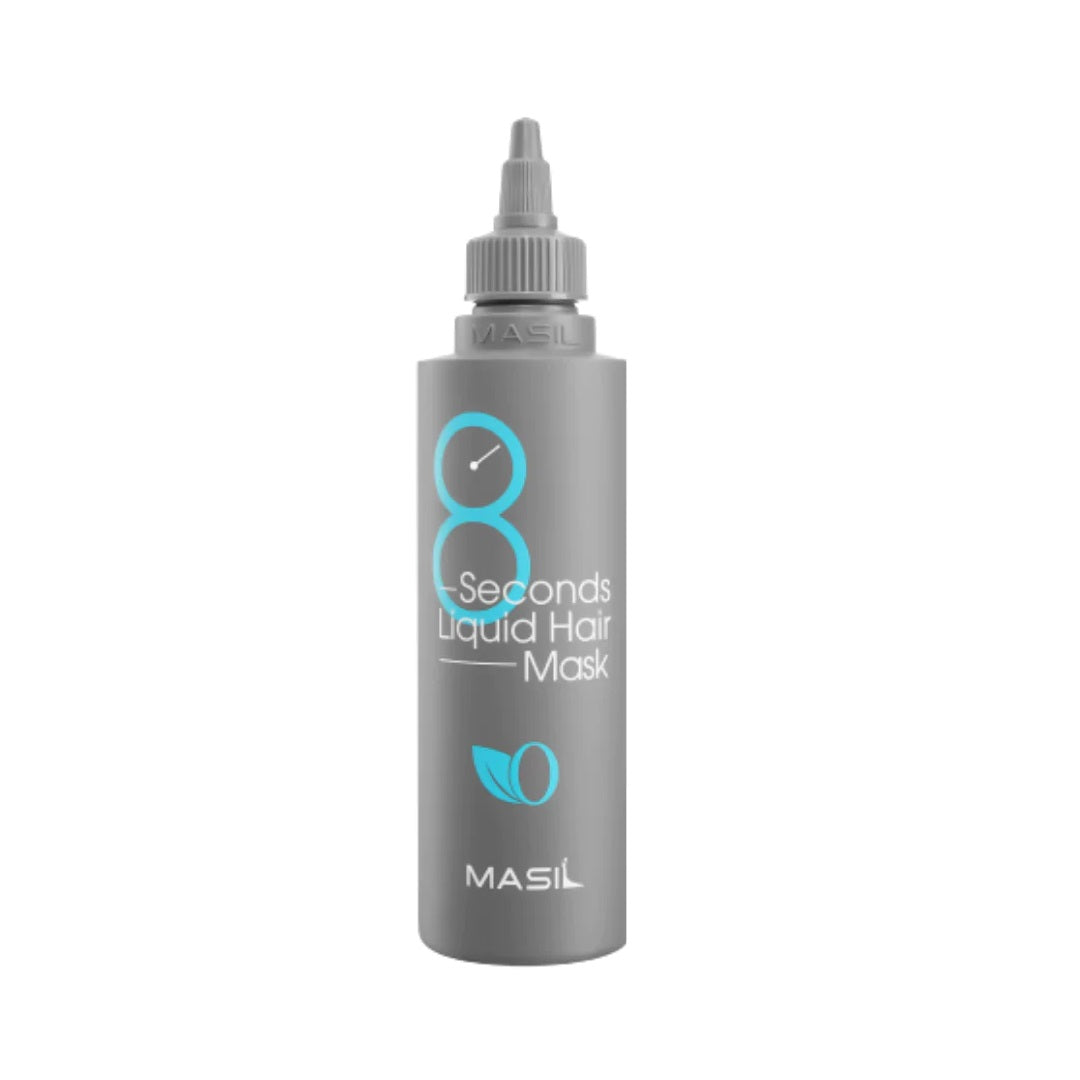 MASIL 8 Seconds Liquid Hair Mask is an intensive rinse-off treatment that delivers visible softness and shine in just 8 seconds. Formulated with Amino Acids, Hydrolyzed Proteins, and Panthenol, it helps strengthen hair strands while improving smoothness and manageability. Botanical extracts like Witch Hazel, Peppermint, and Lavender refresh the scalp, leaving hair feeling light, silky, and revitalized. Perfect for busy routines and damaged or frizzy hair.