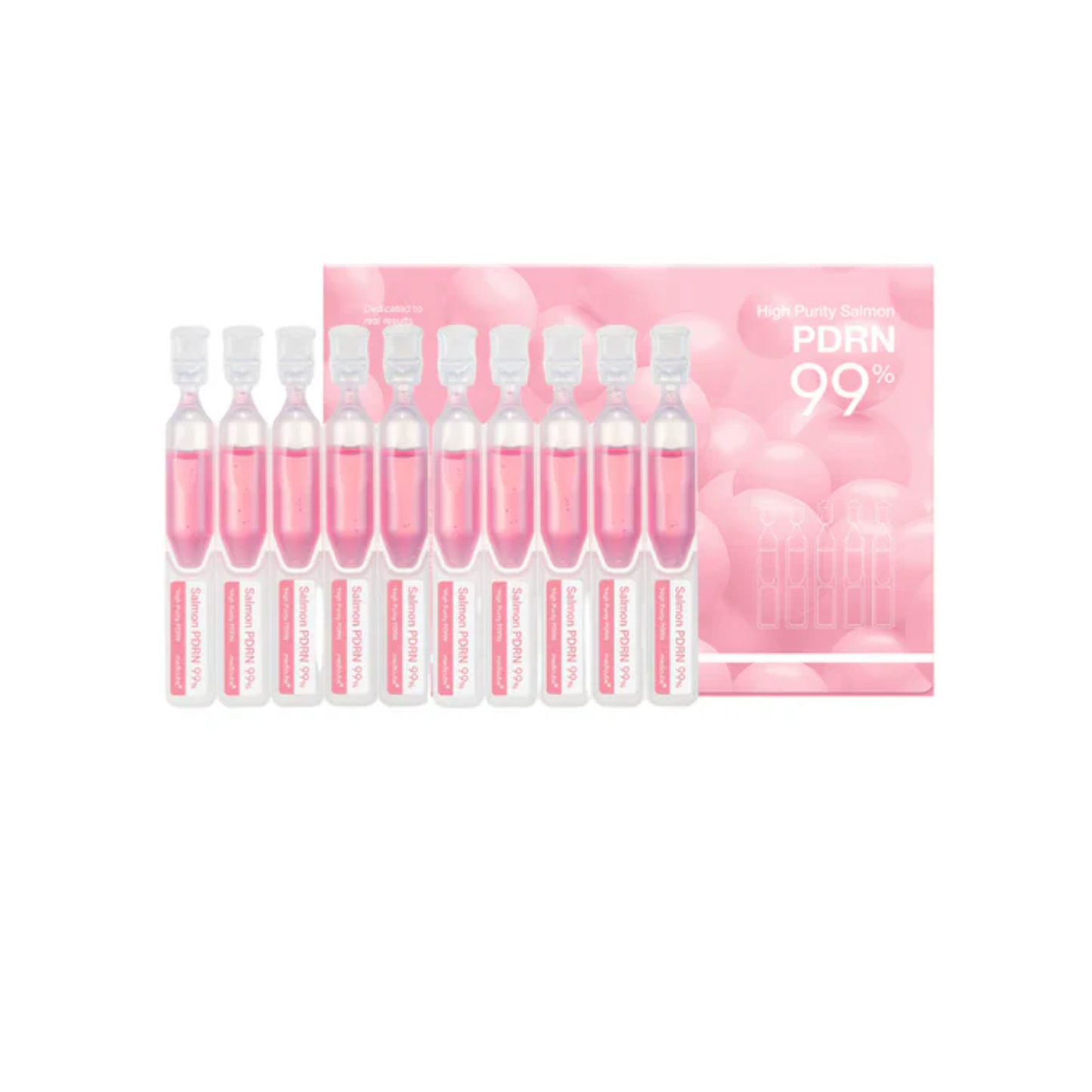 MEDICUBE PDRN Pink One Day Serum is a lightweight hydrating serum designed to improve skin elasticity and boost radiance. Formulated with PDRN (Salmon DNA) and Niacinamide, it helps support skin repair, enhance glow, and improve overall texture. Hyaluronic Acid and its derivatives provide deep hydration, while Panthenol helps soothe and maintain the skin barrier. The fast-absorbing formula leaves the skin smooth, plump, and refreshed.