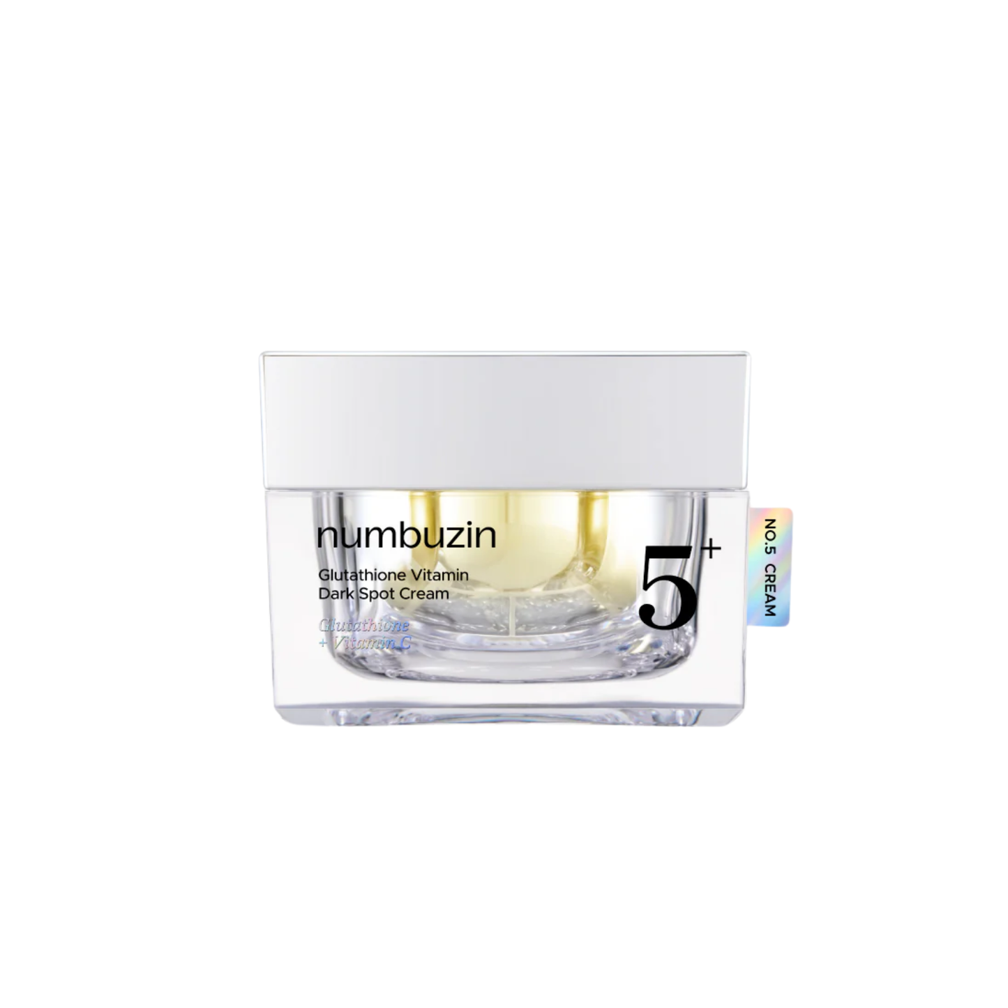 NUMBUZIN No. 5+ Vitamin Glutathione Dark Spot Laser Cream is a lightweight brightening cream designed to target dark spots, dullness, and uneven skin tone. Formulated with Glutathione, L-Cysteine, and Niacinamide, it helps improve the look of discoloration and support a clearer, more radiant complexion. Panthenol, Ceramide NP, and Beta-Sitosterol help hydrate, strengthen the skin barrier, and keep skin feeling smooth and balanced. Suitable for all skin types, including sensitive skin.