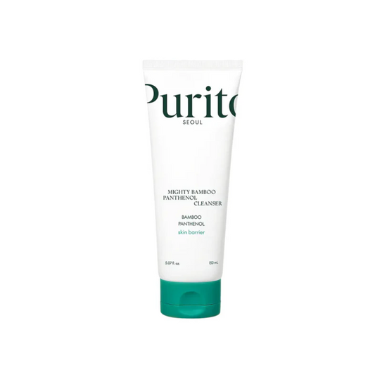 PURITO SEOUL Mighty Bamboo Panthenol Cleanser is a gentle and effective cleanser formulated to deeply clean while soothing and hydrating the skin. Infused with 3,000ppm of Panthenol and Bamboo Extract, it helps to maintain the skin's moisture balance, leaving it refreshed and revitalized. Ideal for all skin types, including sensitive skin.