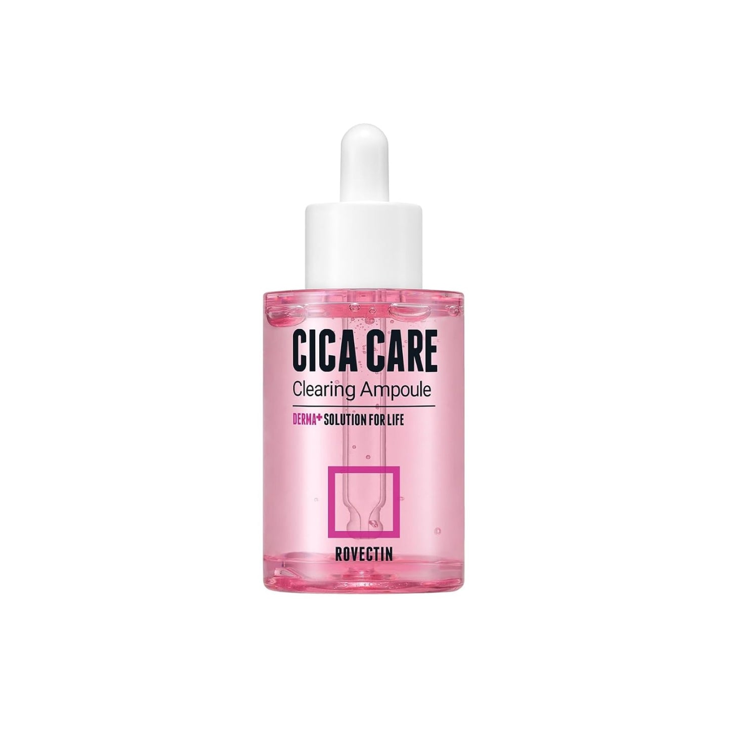 ROVECTIN Skin Essentials Cica Care Clearing Ampoule is a calming serum made for sensitive or acne-prone skin. With 73% Centella Asiatica Extract and Calamine, it soothes irritation and reduces redness. Niacinamide and Panthenol brighten and hydrate, while Beta-Glucan and botanical extracts support a healthy skin barrier. Ideal for troubled skin, it leaves your complexion clear, calm, and refreshed