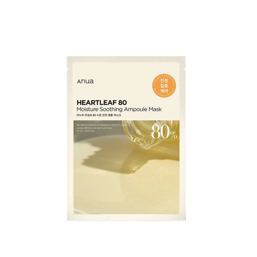 ANUA Heartleaf 80 Moisture Soothing Ampoule Mask