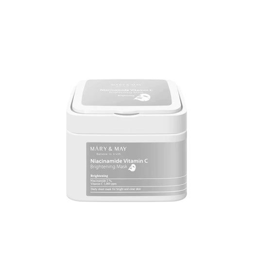 MARY & MAY Niacinamide Vitamin C Brightening Mask (30ea)