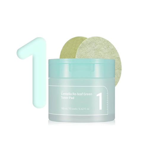 NUMBUZIN No.1 Centella Re-Leaf Green Toner Pad 190ml (70ea)