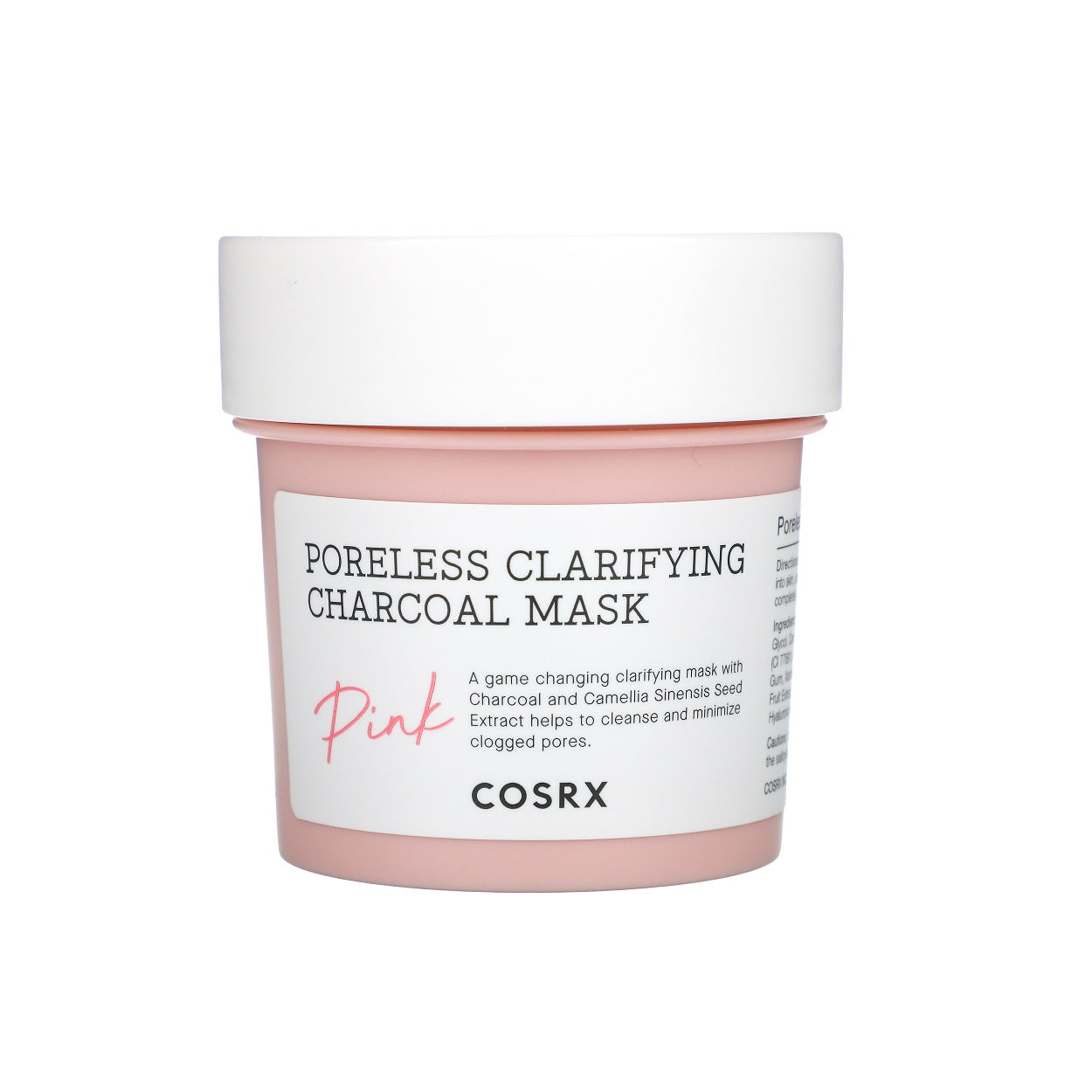 COSRX Poreless Clarifying Charcoal Mask Pink 110g - K-SKIN BOUTIQUE authentic korean skincare toronto ottawa calgary montreal vancouver canada natural organic vegan cruelty-free cosmetics kbeauty free shipping clean beauty skin routine makeup