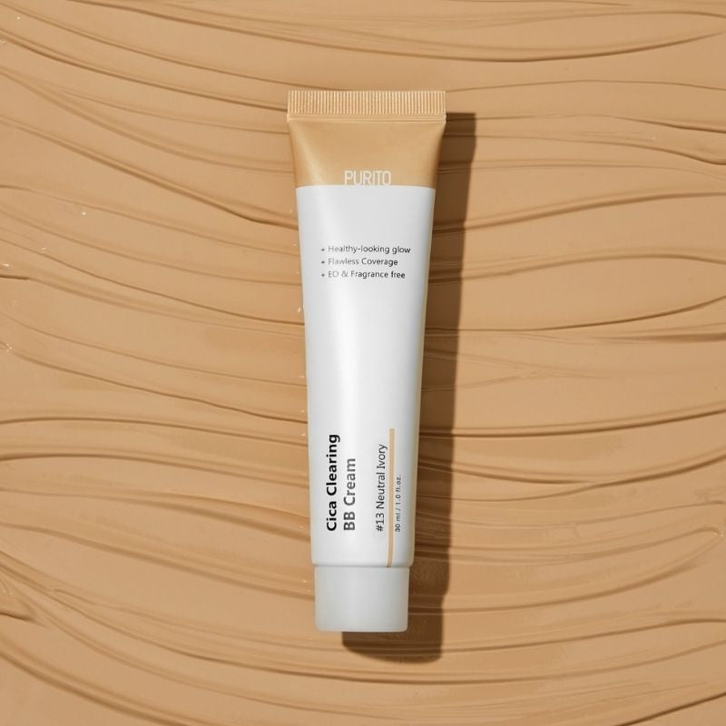 PURITO Cica Clearing BB Cream 30ml (Multiple Colors)