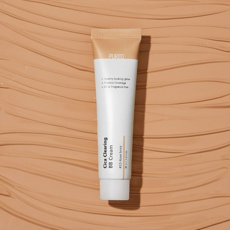 PURITO Cica Clearing BB Cream 30ml (Multiple Colors)