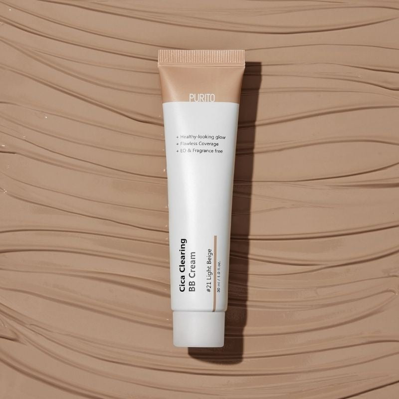 PURITO Cica Clearing BB Cream 30ml (Multiple Colors)