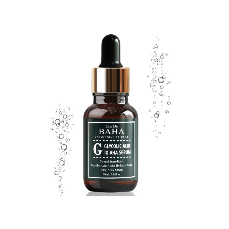 COS DE BAHA (G) AHA Glycolic Acid 10% Serum 30ml