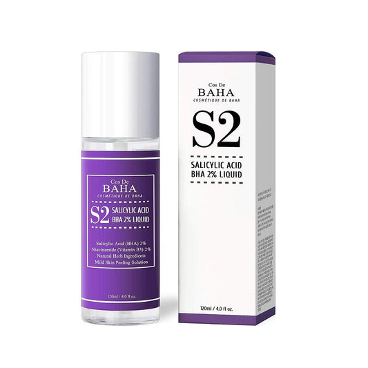 COS DE BAHA (S2) BHA Salicylic Acid 2% Exfoliant Liquid 120ml