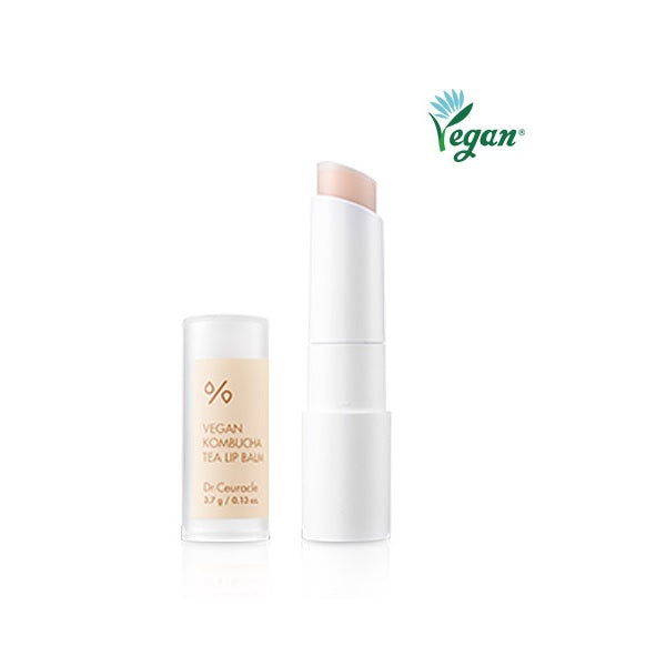 DR.CEURACLE Vegan Kombucha Tea Lip Balm is a nourishing, plant-based balm that deeply hydrates and protects dry lips. Infused with Kombucha, Shea Butter, and Ceramide NP, it softens and smooths while strengthening the moisture barrier. With antioxidant-rich Green Tea and Rice Germ Oil, this balm keeps lips healthy, supple, and naturally glowing.