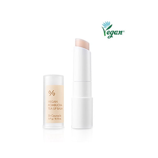 DR.CEURACLE Vegan Kombucha Tea Lip Balm is a nourishing, plant-based balm that deeply hydrates and protects dry lips. Infused with Kombucha, Shea Butter, and Ceramide NP, it softens and smooths while strengthening the moisture barrier. With antioxidant-rich Green Tea and Rice Germ Oil, this balm keeps lips healthy, supple, and naturally glowing.