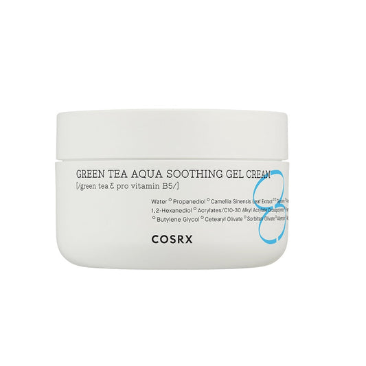 COSRX Green Tea Aqua Soothing Gel Cream 50ml - K-SKIN BOUTIQUE authentic korean skincare toronto ottawa calgary montreal vancouver canada natural organic vegan cruelty-free cosmetics kbeauty free shipping clean beauty skin routine makeup