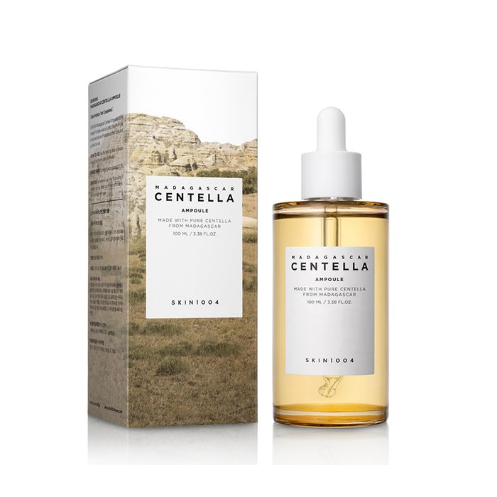 SKIN1004 Madagascar Centella Ampoule is a highly concentrated serum designed to soothe and repair the skin. Made entirely from Centella Asiatica Extract sourced from Madagascar, this ampoule offers powerful healing and anti-inflammatory benefits. It is ideal for calming irritated skin, reducing redness, and improving skin texture, making it perfect for sensitive or acne-prone skin types seeking gentle yet effective treatment.