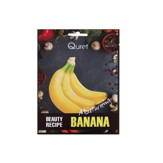 QURET Banana Beauty Recipe Mask (Moisturizing)