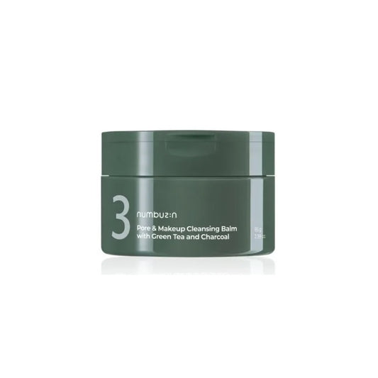 NUMBUZIN No.3 Pore & Makeup Cleansing Balm with Green Tea and Charcoal 85g