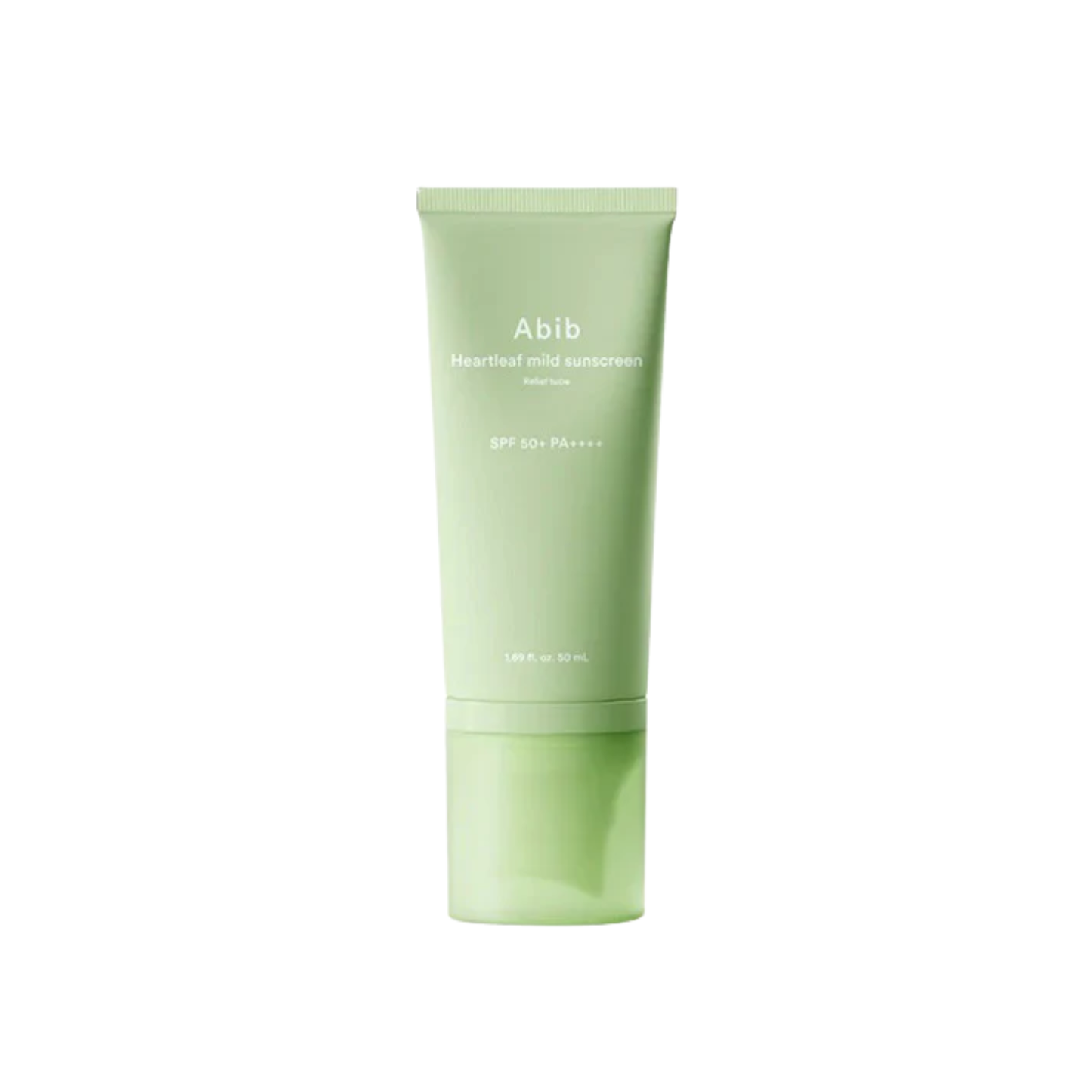 ABIB Heartleaf Mild Sunscreen Relief Tube is a gentle mineral sunscreen designed to protect sensitive skin with broad-spectrum SPF 50+ PA++++. Formulated with Zinc Oxide, Heartleaf Extract, Centella Asiatica Extract, Panthenol, Allantoin, Ceramide NP, and Hyaluronic Acid, it helps calm the skin, support the moisture barrier, and provide comfortable daily sun care. Its lightweight, non-greasy texture and soft green tone help correct the appearance of redness while leaving skin feeling fresh and balanced.