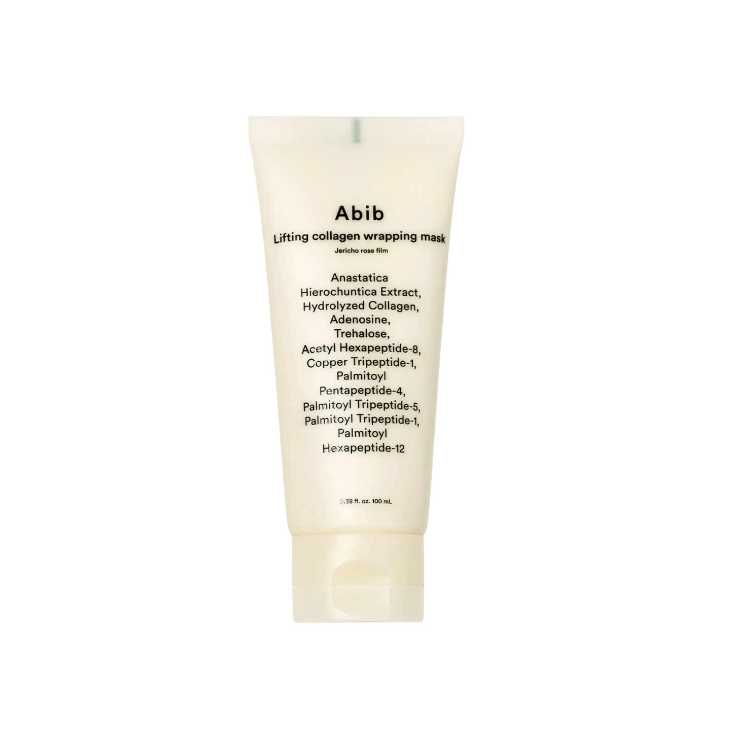 ABIB Lifting Collagen Wrapping Mask Jericho Rose Film is a firming peel-off mask designed to improve the look of elasticity, smoothness, and radiance. Formulated with ultra-low molecular Collagen and Peptides, it helps support a firmer, more lifted-looking complexion while refining the appearance of pores. Jericho Rose Extract helps hydrate and refresh the skin, while the cream-to-film texture wraps the skin to support better absorption. After peeling, skin feels soft, smooth, and revitalized.