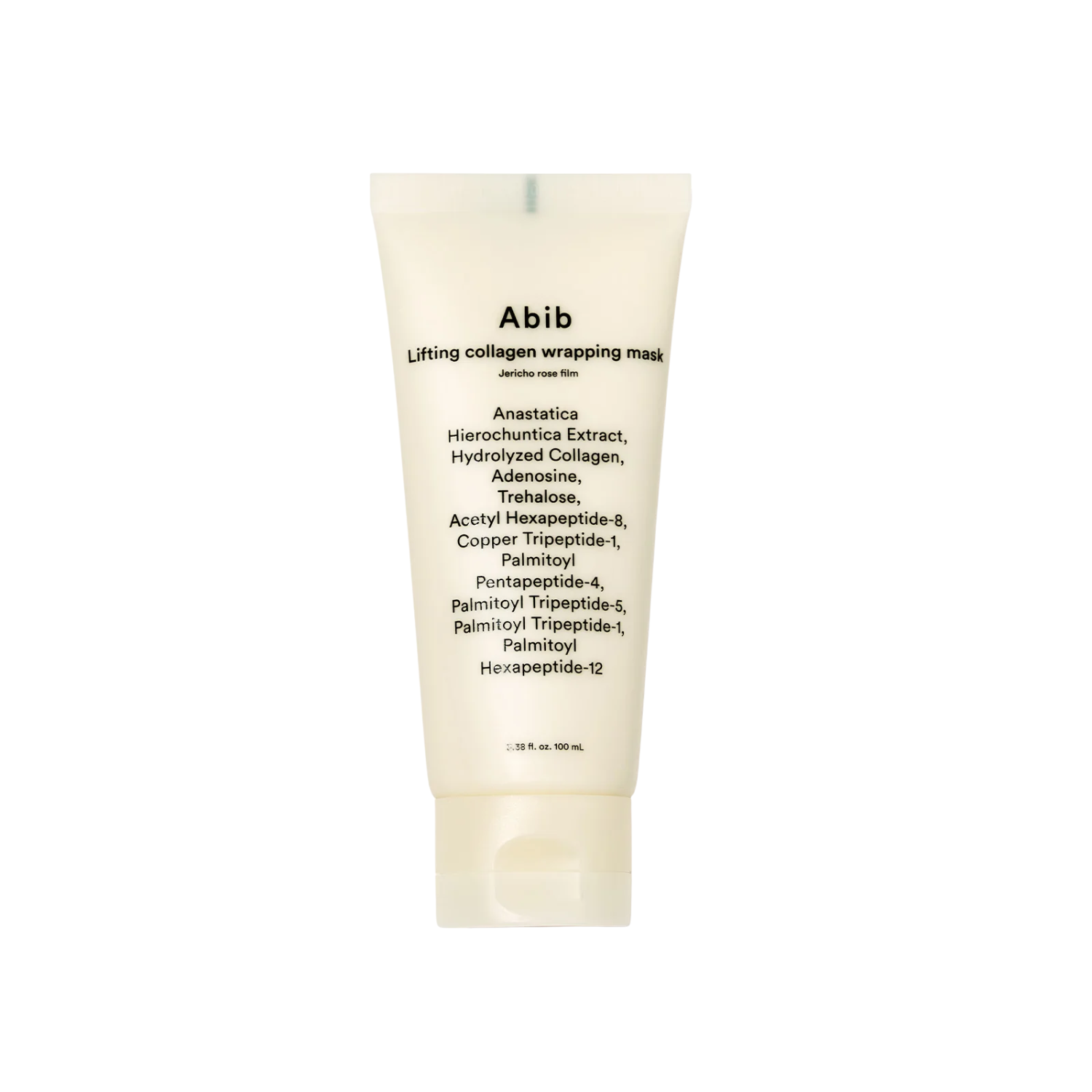 ABIB Lifting Collagen Wrapping Mask Jericho Rose Film is a firming peel-off mask designed to improve the look of elasticity, smoothness, and radiance. Formulated with ultra-low molecular Collagen and Peptides, it helps support a firmer, more lifted-looking complexion while refining the appearance of pores. Jericho Rose Extract helps hydrate and refresh the skin, while the cream-to-film texture wraps the skin to support better absorption. After peeling, skin feels soft, smooth, and revitalized.