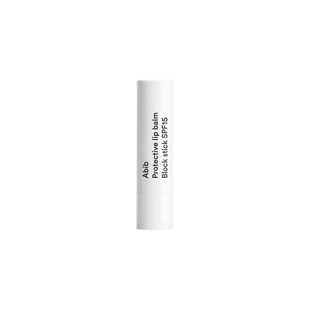 ABIB Protective Lip Balm Block Stick deeply nourishes and hydrates lips with a blend of Shea Butter, Castor Seed Oil, and Sweet Almond Oil. Infused with botanical oils like Evening Primrose, Camellia, and Apricot Kernel, it provides long-lasting moisture while soothing and softening dry, chapped lips. The lightweight formula glides on smoothly, leaving lips feeling silky and comfortable with a subtle, natural finish.