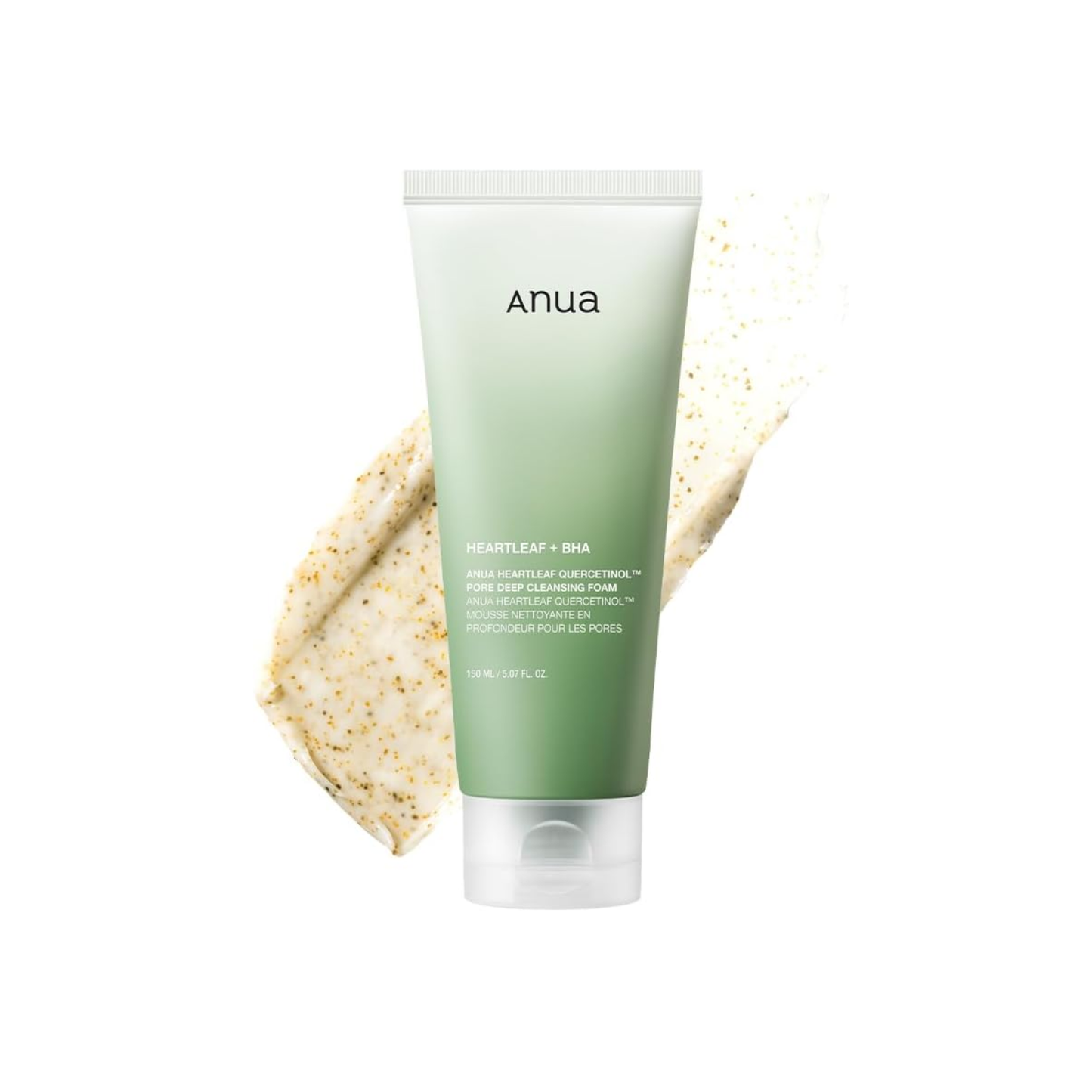 ANUA Heartleaf Quercetinol Pore Deep Cleansing Foam is a powerful yet gentle cleanser designed to deeply cleanse and purify your pores. Infused with Heartleaf extract and Quercetinol, this cleansing foam effectively removes impurities, excess oil, and makeup residues, leaving your skin feeling fresh and revitalized. Heartleaf extract is known for its soothing and anti-inflammatory properties, making it ideal for sensitive skin. Quercetinol helps to control sebum production and tighten pores, promoting a cle
