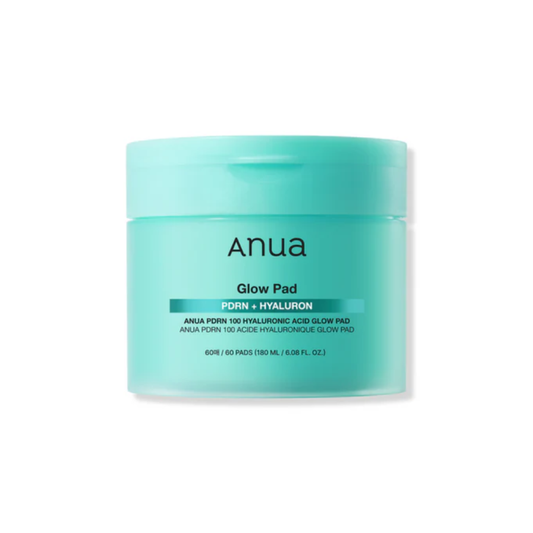 ANUA PDRN 100 Hyaluronic Acid Glow Pad is a hydrating and glow-boosting toner pad designed to revive dull, dehydrated skin. Formulated with Sodium DNA (PDRN 100 ppm), Niacinamide, and multiple types of Hyaluronic Acid, it helps improve moisture levels, elasticity, and overall radiance. Botanical extracts like Turmeric, Eggplant, and Aloe help soothe and nourish the skin, leaving it soft, refreshed, and visibly glowing.