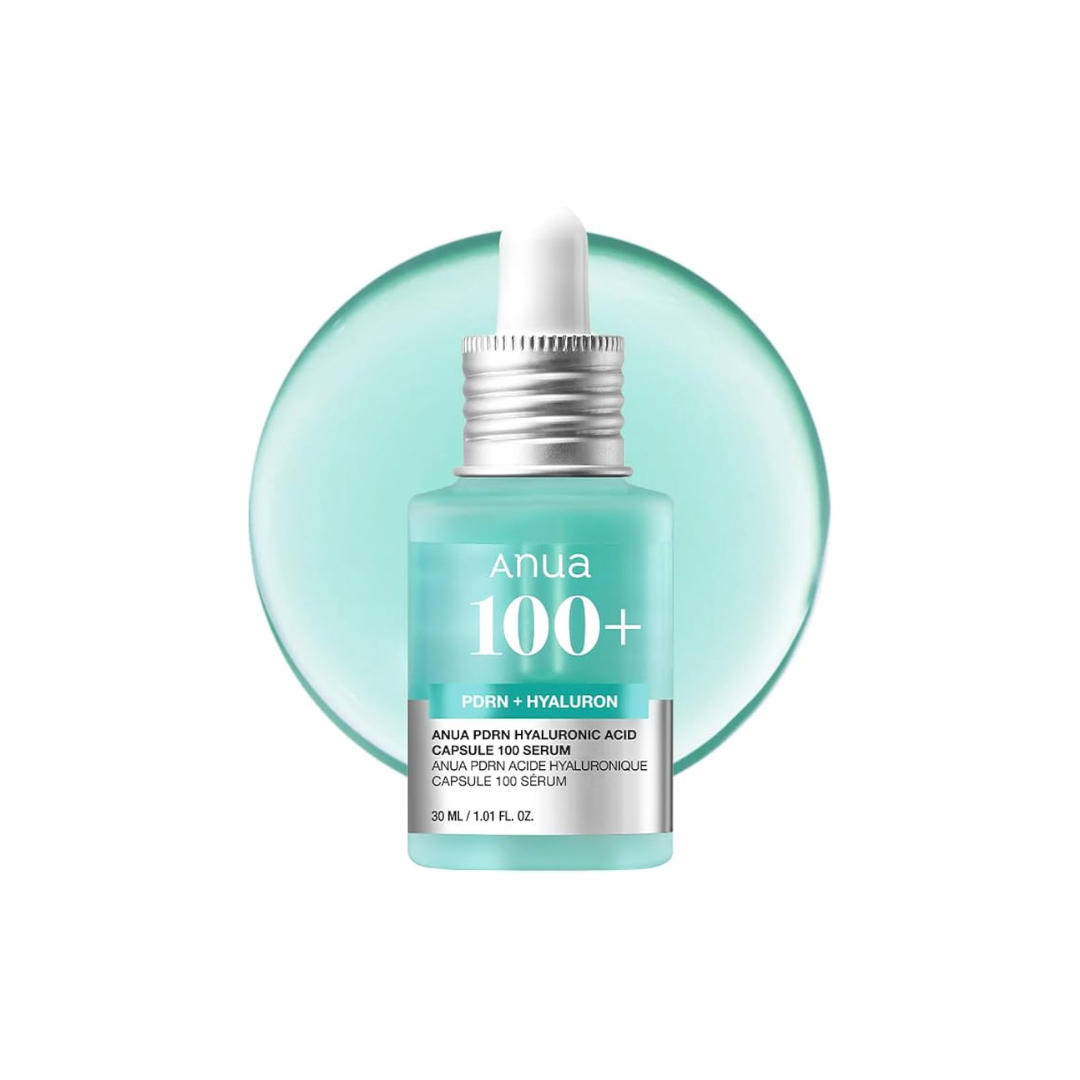 ANUA PDRN Hyaluronic Acid Capsule 100 Serum is expertly formulated to provide intense hydration and rejuvenate the skin. It features a rich blend of 11 types of Hyaluronic Acids and Sodium DNA, which deeply moisturize and enhance skin elasticity. Additionally, it's fortified with Niacinamide, Glutathione, and Hydrolyzed Collagen to brighten and nourish, promoting a visibly radiant and supple complexion. Ideal for anyone seeking to achieve a smoother, more hydrated skin texture.