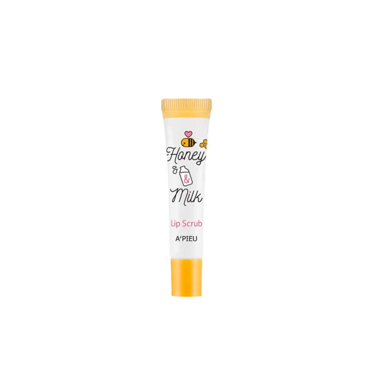 APIEU Honey & Milk Lip Scrub gently exfoliates dry, flaky lips to reveal a smoother, softer feel. Formulated with Honey Extract, Milk Protein Extract, and fine Walnut Shell Powder, it helps remove dead skin while nourishing and conditioning the lips for a healthy, polished look.