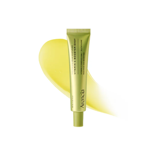 ARENCIA Vitamin C Booster Shot is a brightening serum made to improve the look of dullness, uneven skin tone, and dark spots. Formulated with 50,000 ppm 3-O-Ethyl Ascorbic Acid, Niacinamide, Glutathione, Vitamin E, Panthenol, Glycerin, Allantoin, and additional Vitamin C derivatives, it helps boost radiance while providing antioxidant and hydration support. The lightweight formula helps soften the look of fine lines, refine the appearance of pores, and leave skin feeling fresh, smooth, and glowing. Best sui