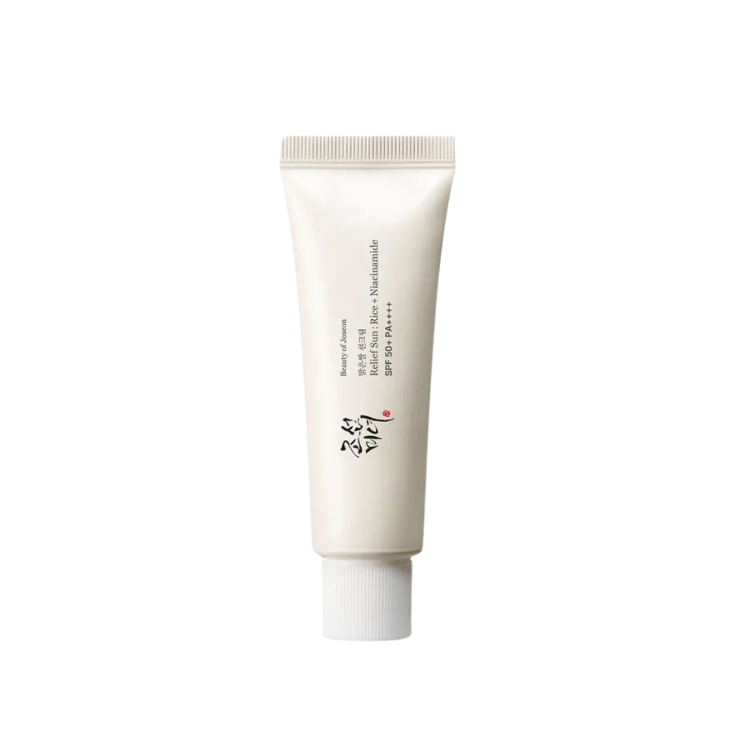 BEAUTY OF JOSEON Relief Sun Rice + Niacinamide SPF 50+ PA++++ is the renewed replacement for BEAUTY OF JOSEON Relief Sun: Rice + Probiotics. This lightweight daily sunscreen helps protect skin from UV rays while keeping it hydrated, smooth, and comfortable. Formulated with Niacinamide, Rice Seed Water, Rice Extract, Rice Bran Extract, Rice Germ Extract, Rice Lees Extract, Lactobacillus/Rice Ferment, Panthenol, Tocopherol, Adenosine, and Glycerin, it helps support moisture, radiance, and a more even-looking 