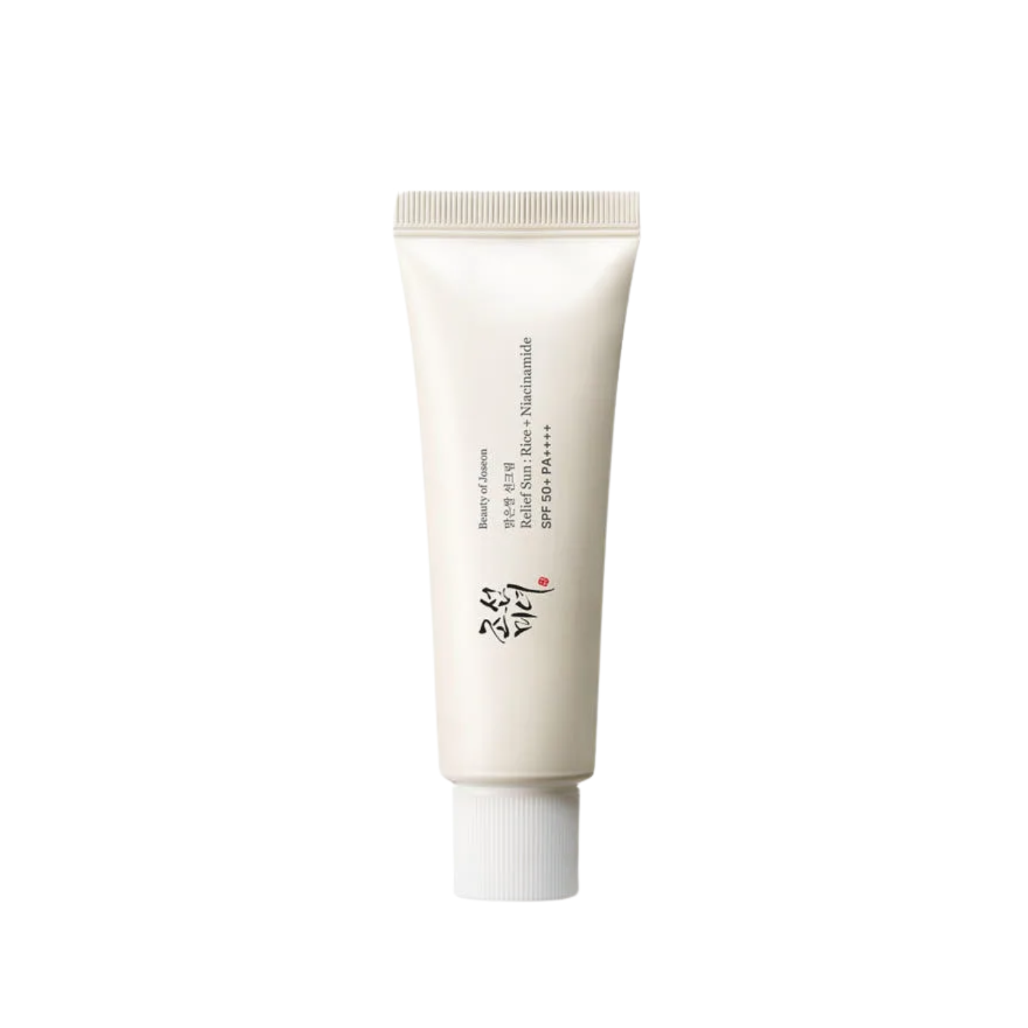BEAUTY OF JOSEON Relief Sun Rice + Niacinamide SPF 50+ PA++++ is the renewed replacement for BEAUTY OF JOSEON Relief Sun: Rice + Probiotics. This lightweight daily sunscreen helps protect skin from UV rays while keeping it hydrated, smooth, and comfortable. Formulated with Niacinamide, Rice Seed Water, Rice Extract, Rice Bran Extract, Rice Germ Extract, Rice Lees Extract, Lactobacillus/Rice Ferment, Panthenol, Tocopherol, Adenosine, and Glycerin, it helps support moisture, radiance, and a more even-looking 