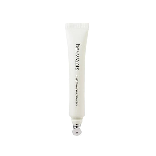 BE WANTS Phyto Collagen Eye Cream Stick is a nourishing eye treatment created to hydrate, firm, and brighten the under-eye area. Enriched with Collagen Extract, Niacinamide, and Retinol, it helps improve elasticity and soften the appearance of fine lines. Botanical extracts like Centella Asiatica and Panax Ginseng Berry help soothe and revitalize delicate skin. The smooth, creamy stick format allows for precise and convenient application, delivering moisture and care without a greasy feel.