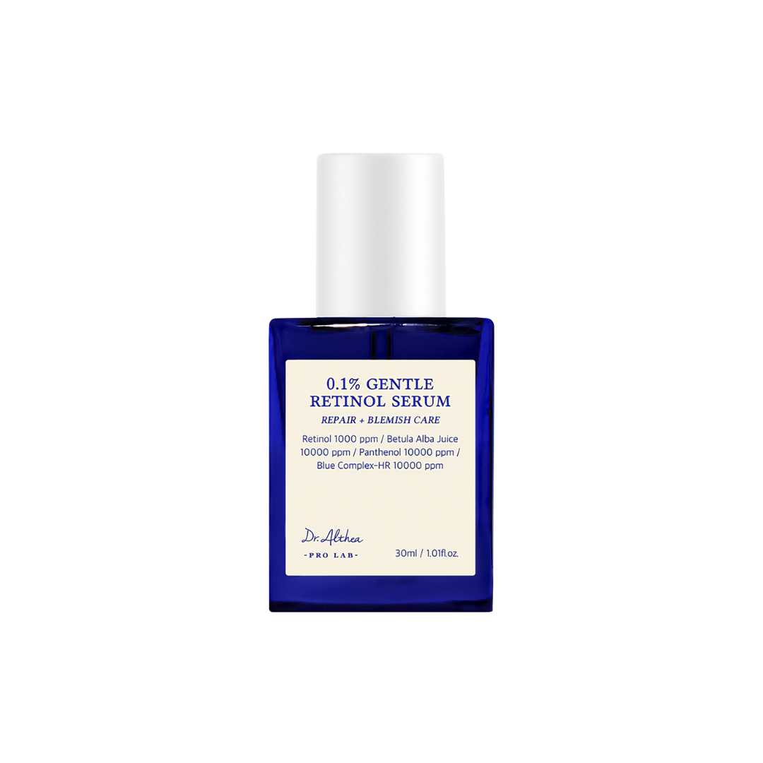 Discover youthful radiance with DR. ALTHEA 0.1% Gentle Retinol Serum, now at kskinboutique.com. This Korean retinol formula with Bakuchiol and Soothing Botanicals targets fine lines for smoother, firmer skin.