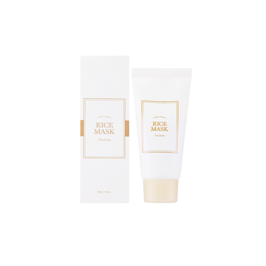 I’M FROM Rice Mask is a wash-off treatment that helps exfoliate dead skin cells and improve overall skin tone. Infused with Rice Powder and Rice Extract, it refines texture while delivering hydration with ingredients like Shea Butter and Ceramide NP. This mask leaves the skin feeling smooth, nourished, and visibly brighter after use.