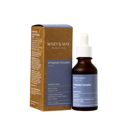 MARY &  MAY 6 Peptide Complex Serum. Korean peptide serum. Korean anti-aging serum. Best peptide serum