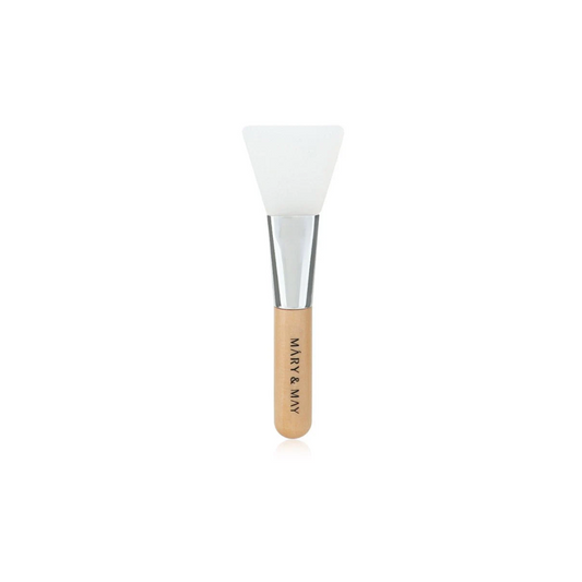 MARY & MAY Silicone Brush is a hygienic, flexible tool designed for easy and even application of wash-off masks. Its soft silicone head glides smoothly over the skin, ensuring a mess-free and gentle experience. Perfect for applying clay or gel masks without wasting product.