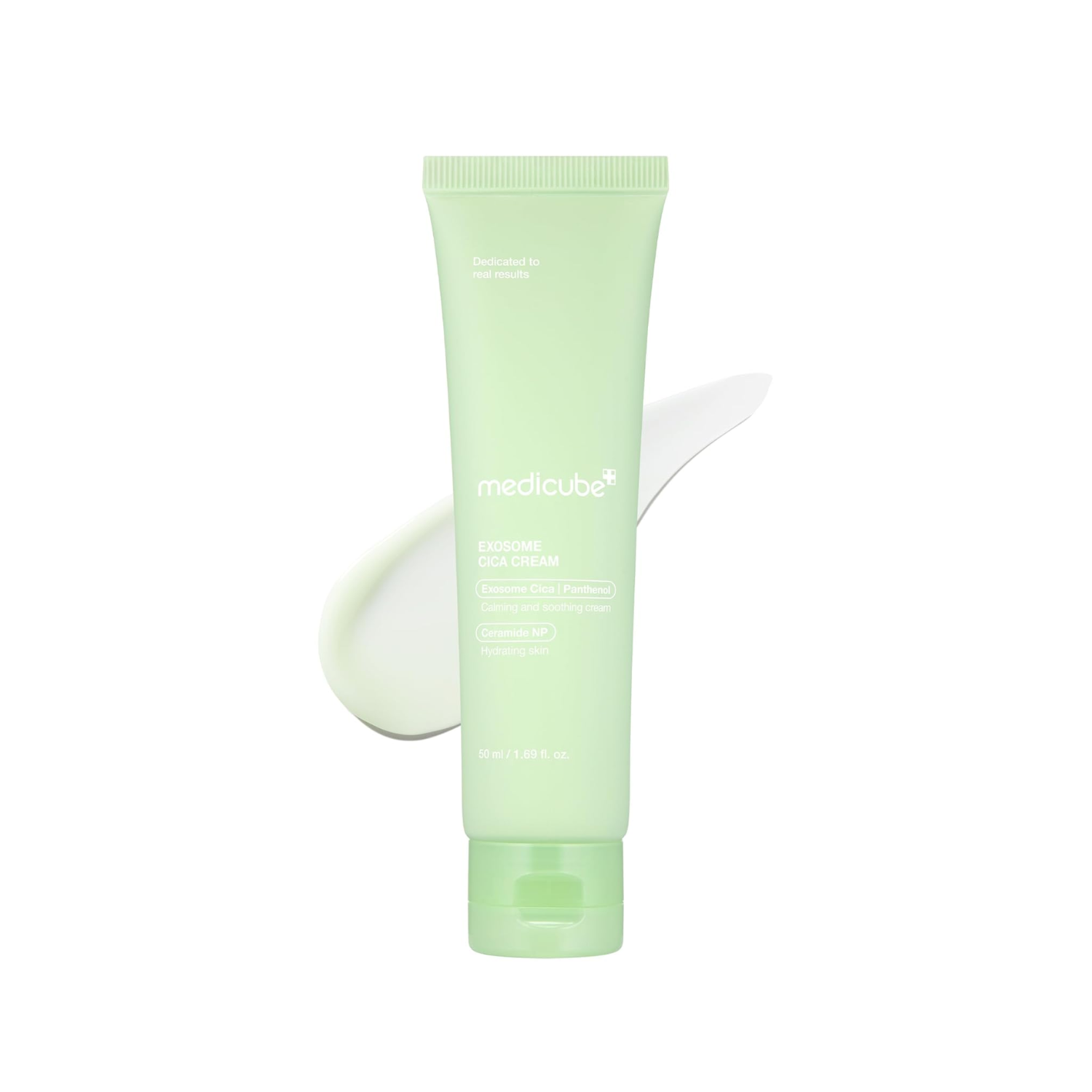 MEDICUBE Exosome Cica Cream is a soothing and barrier-strengthening moisturizer designed for sensitive and stressed skin. Formulated with Exosome-based Centella Asiatica components, it helps calm redness, support skin recovery, and improve overall skin resilience. The cream is enriched with Panthenol, Ectoin, Ceramide NP, and multiple Centella derivatives to hydrate deeply while reinforcing the skin barrier. With added Madecassoside, Asiaticoside, and Allantoin, this formula helps relieve irritation and dry