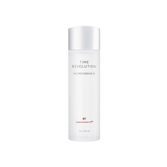 MISSHA Time Revolution The First Treatment Essence 5X is a lightweight treatment essence that helps replenish moisture and refine skin texture. Powered by fermented ingredients and Niacinamide, it supports a balanced, radiant complexion while preparing the skin for the next steps of skincare.