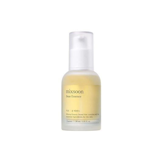 MIXSOON Bean Essence is a gentle, skin-refining essence that hydrates, smooths, and lightly exfoliates. Made with fermented extracts like Soybean, Pomegranate, and Barley, it helps remove dead skin cells, improve texture, and boost radiance. Its mild formula makes it suitable for all skin types, including sensitive skin, leaving the skin soft, clear, and balanced.